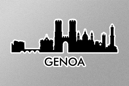 Genoa Skyline Sticker