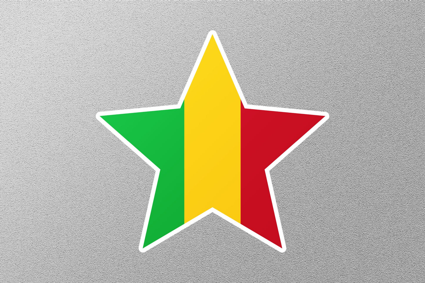 Mali Star Flag Sticker