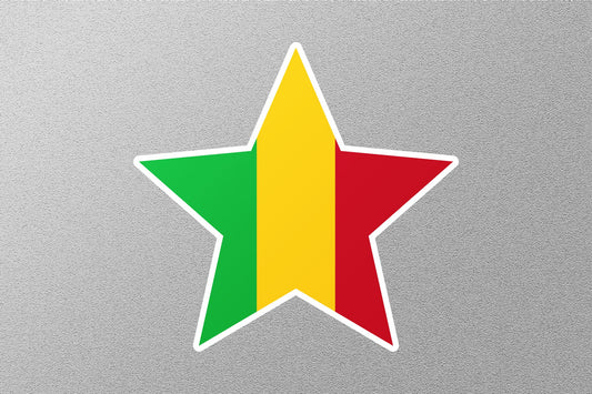 Mali Star Flag Sticker