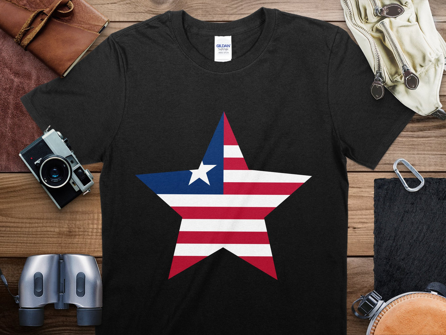 Liberia Star Flag T-Shirt, Liberia Flag Shirt