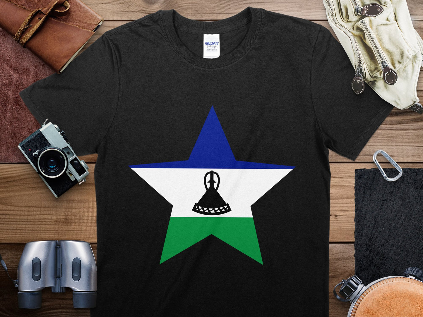 Lesotho Star Flag T-Shirt, Lesotho Flag Shirt