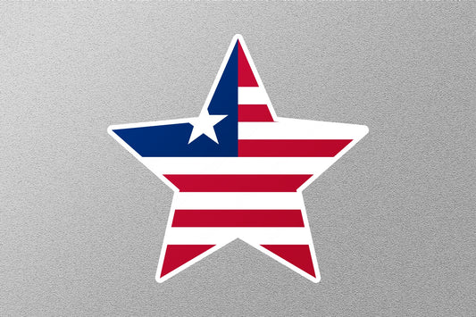 United State of America Star Flag Sticker