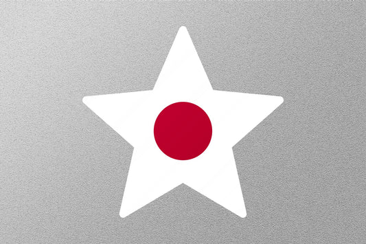 Japan Star Flag Sticker