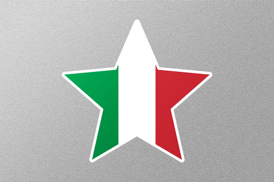 Italy Star Flag Sticker