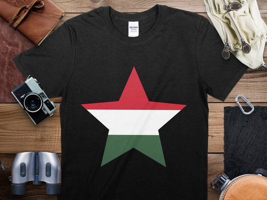 Hungary Star Flag T-Shirt, Hungary Flag Shirt