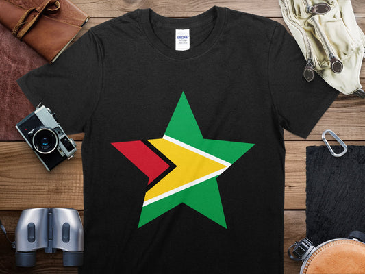 Guyana Star Flag T-Shirt, Guyana Flag Shirt