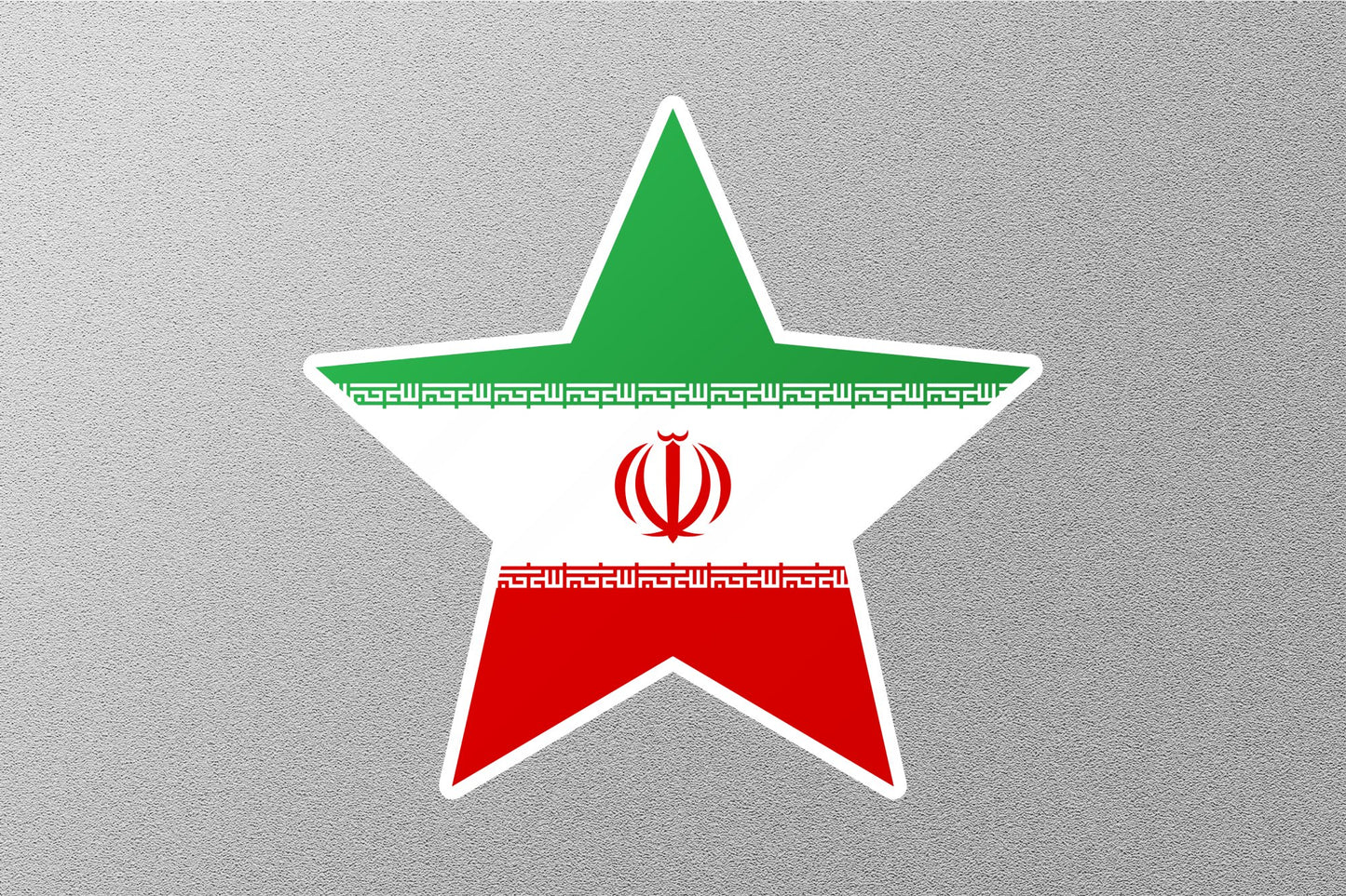 Iran Star Flag Sticker