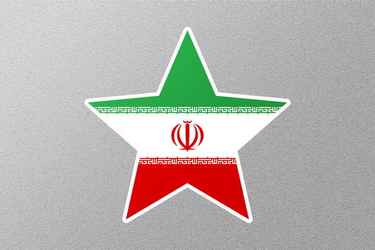 Iran Star Flag Sticker