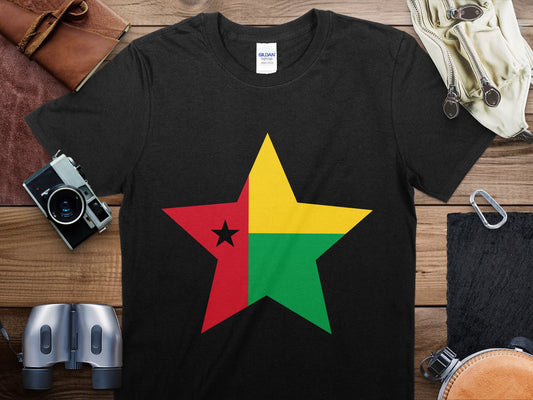 Guinea Bissau Star Flag T-Shirt, Guinea Bissau Flag Shirt