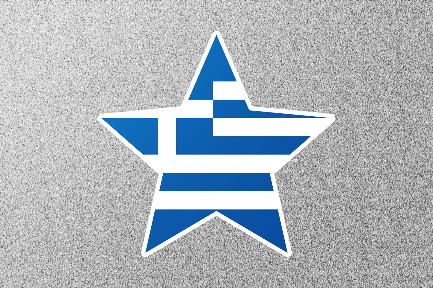 Greece Star Flag Sticker