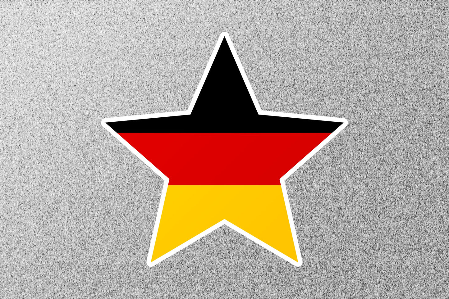 Germany Star Flag Sticker