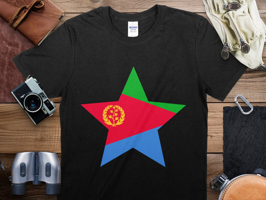 Eritrea Star Flag T-Shirt, Eritrea Flag Shirt