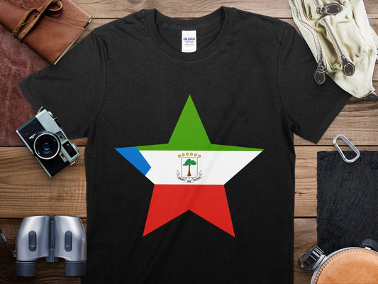 Equatorial Guinea Star Flag T-Shirt, Equatorial Guinea Flag Shirt