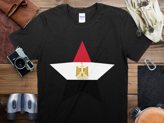 Egypt Star Flag T-Shirt, Egypt Flag Shirt