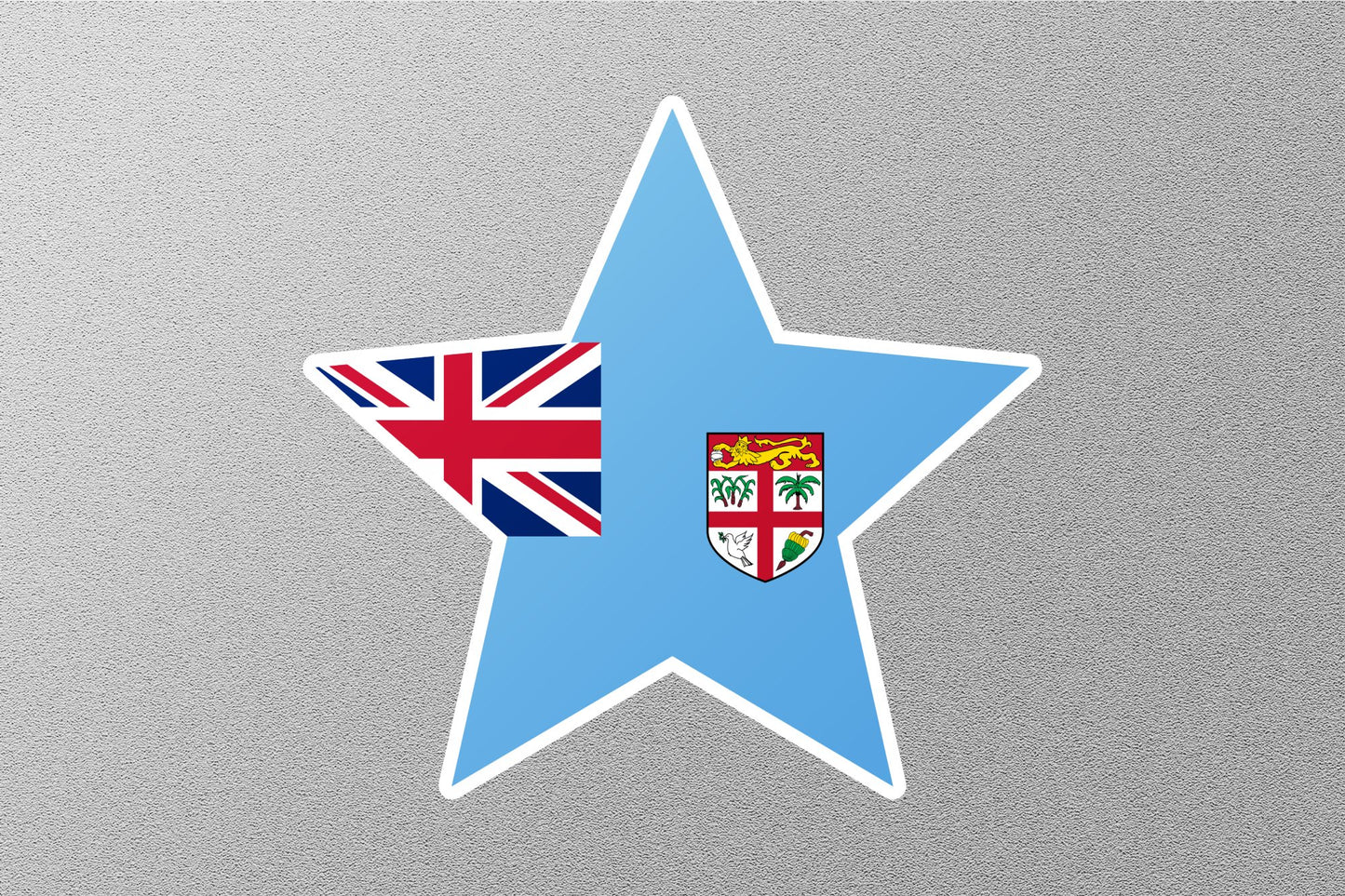 Fiji Star Flag Sticker