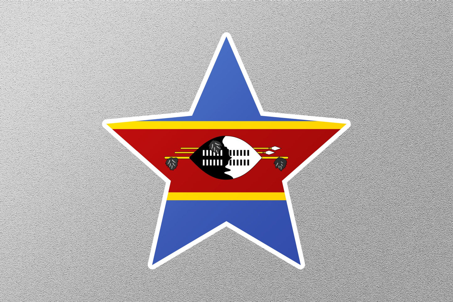 Eswatini Star Flag Sticker