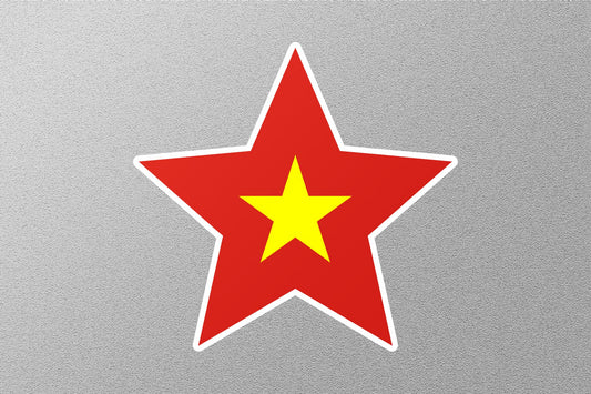 Vietnam Star Flag Sticker