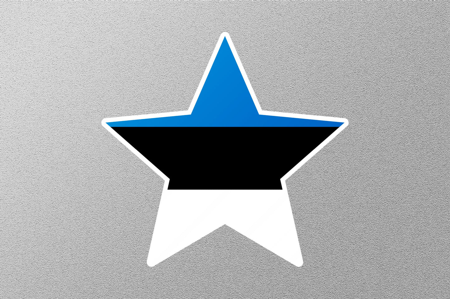 Estonia Star Flag Sticker