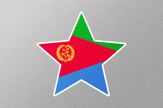 Eritrea Star Flag Sticker