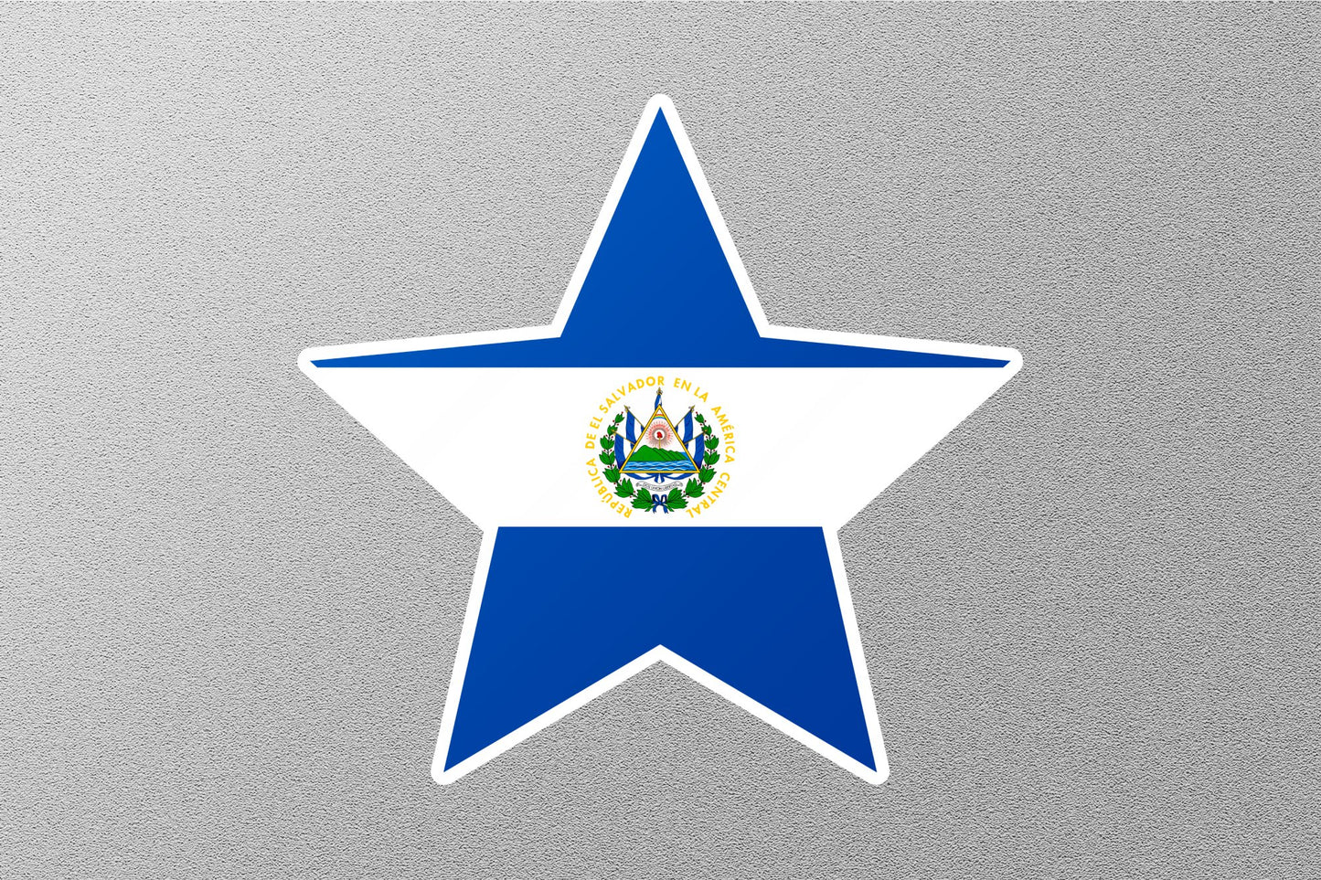 El Salvador Star Flag Sticker