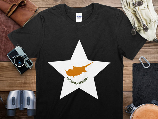 Cyprus Star Flag T-Shirt, Cyprus Flag Shirt