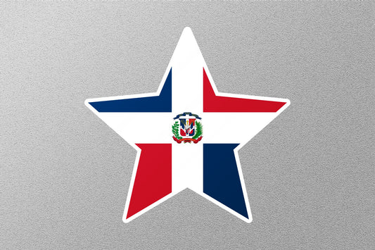 Dominican Republic Flag Sticker