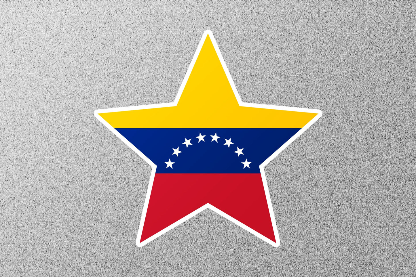 Venezuela Star Flag Sticker