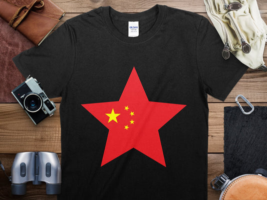 China Star Flag T-Shirt, China Flag Shirt