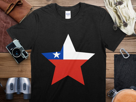 Chile Star Flag T-Shirt, Chile Flag Shirt