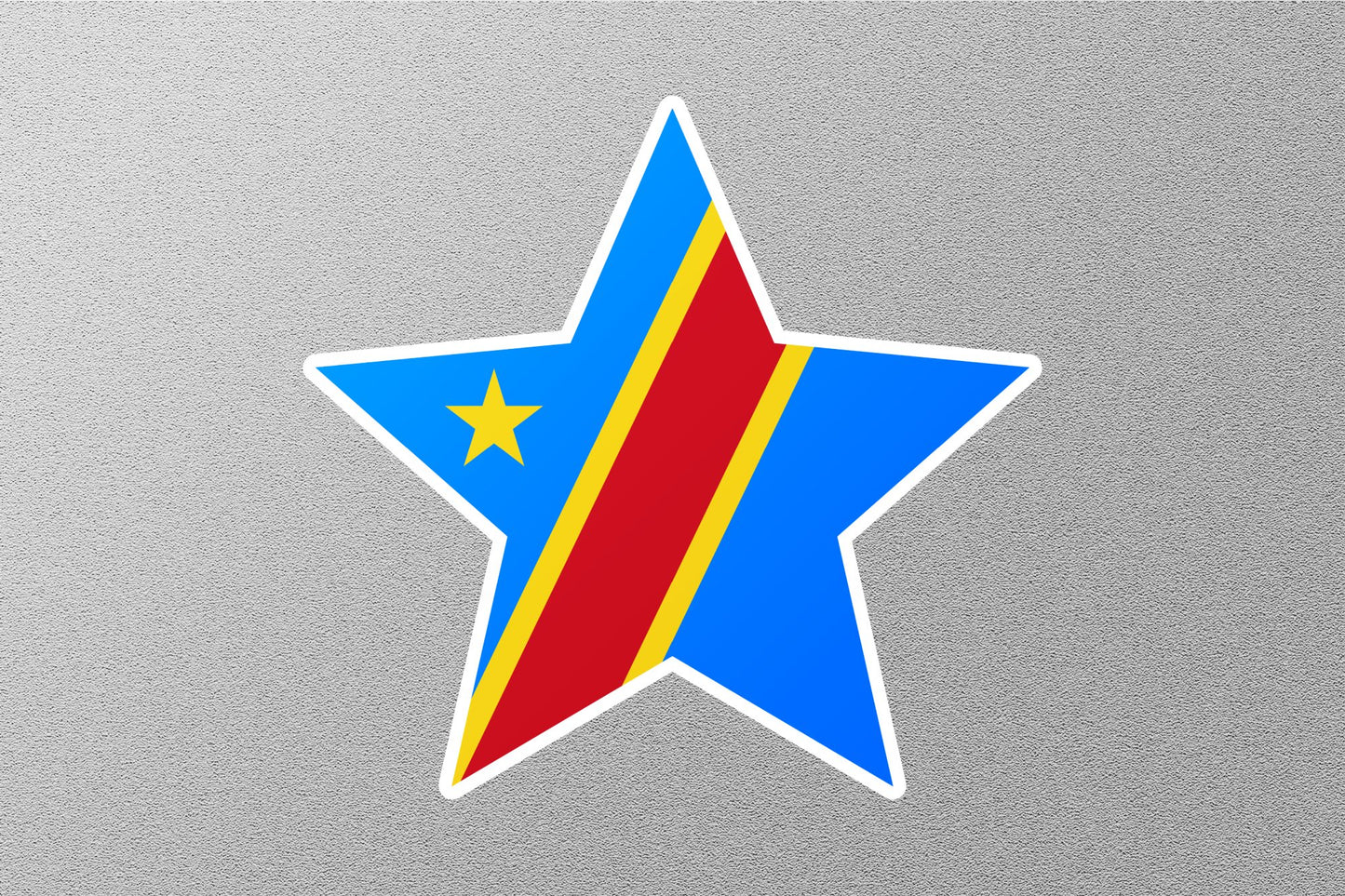 Congo Flag Sticker