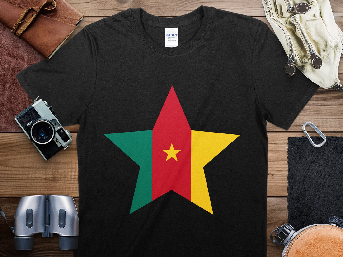 Cameroon Star Flag T-Shirt, Cameroon Flag Shirt