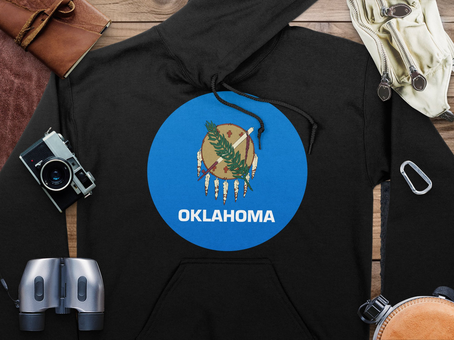 Oklahoma State Flag Hoodie