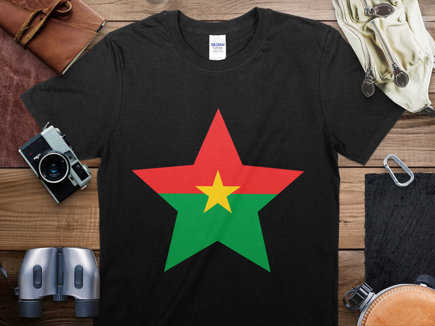 Burkina Faso Star Flag T-Shirt, Burkina Faso Flag Shirt