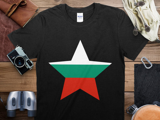 Bulgaria Star Flag T-Shirt, Bulgaria Faso Flag Shirt