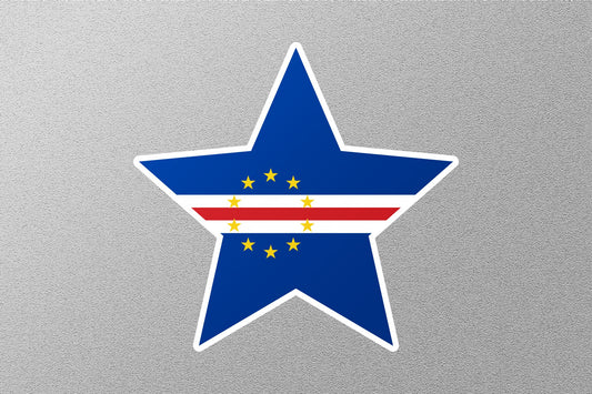 Cape Verde Star Flag Sticker