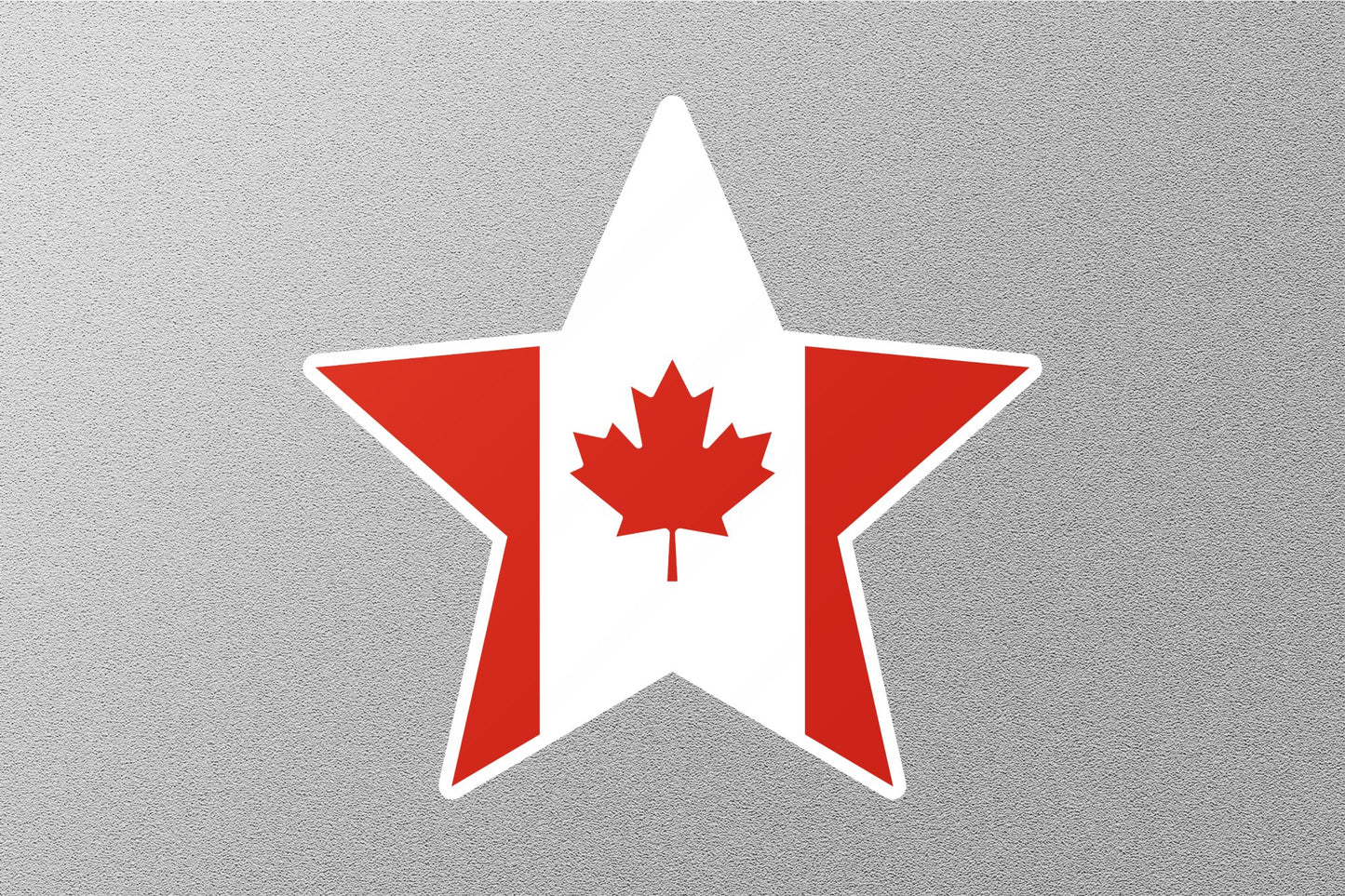 Canada Star Flag Sticker