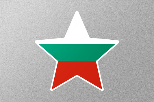 Bulgaria Star Flag Sticker