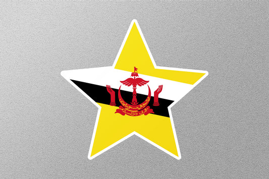 Brunei Star Flag Sticker