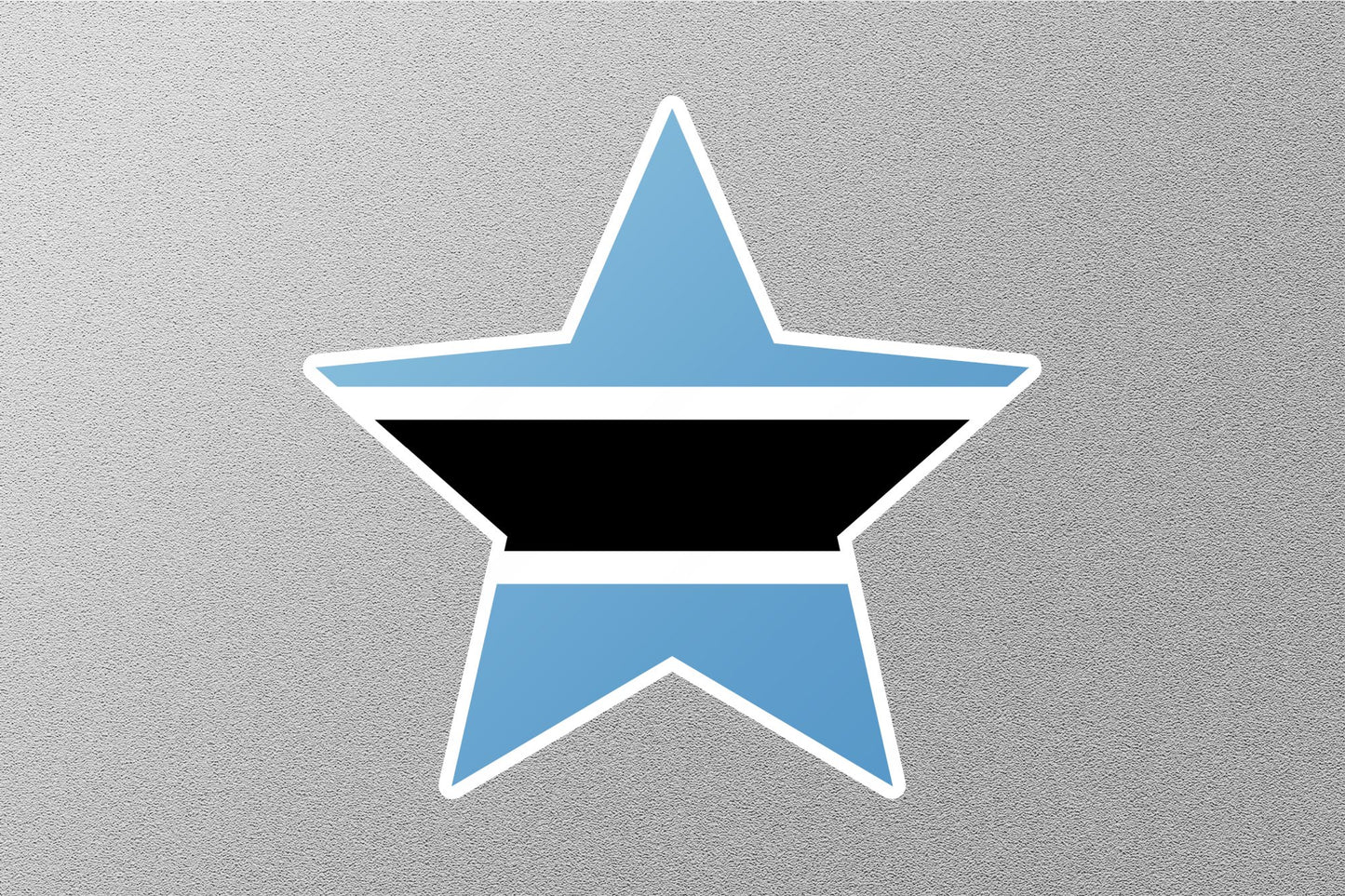 Botswana Star Flag Sticker