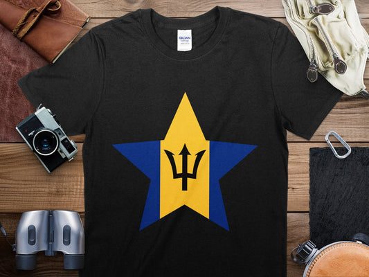 Barbados Star Flag T-Shirt, Barbados Flag Shirt