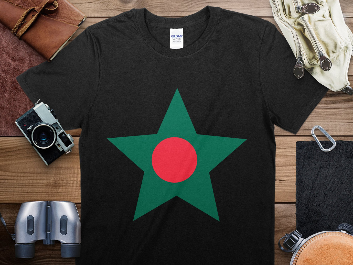 Bangladesh Star Flag T-Shirt, Bangladesh Flag Shirt