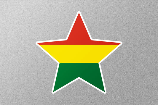 Bolivia Star Flag Sticker