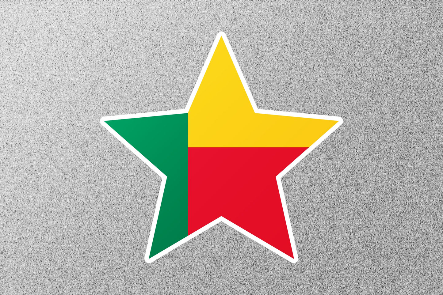 Beninese Star Flag Sticker