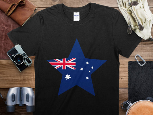 Australia Star Flag T-Shirt, Australia Flag Shirt