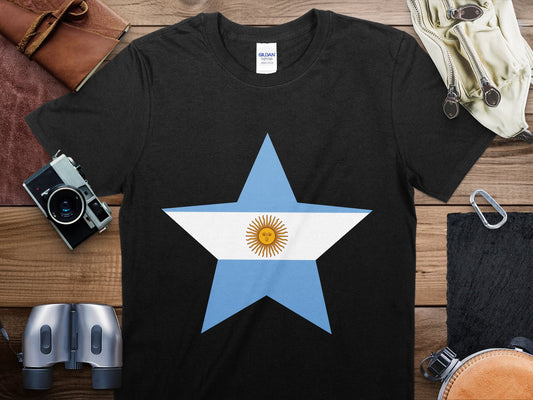 Argentina Star Flag T-Shirt, Argentina Flag Shirt