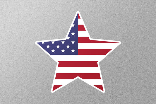 United States of America Star Flag Sticker