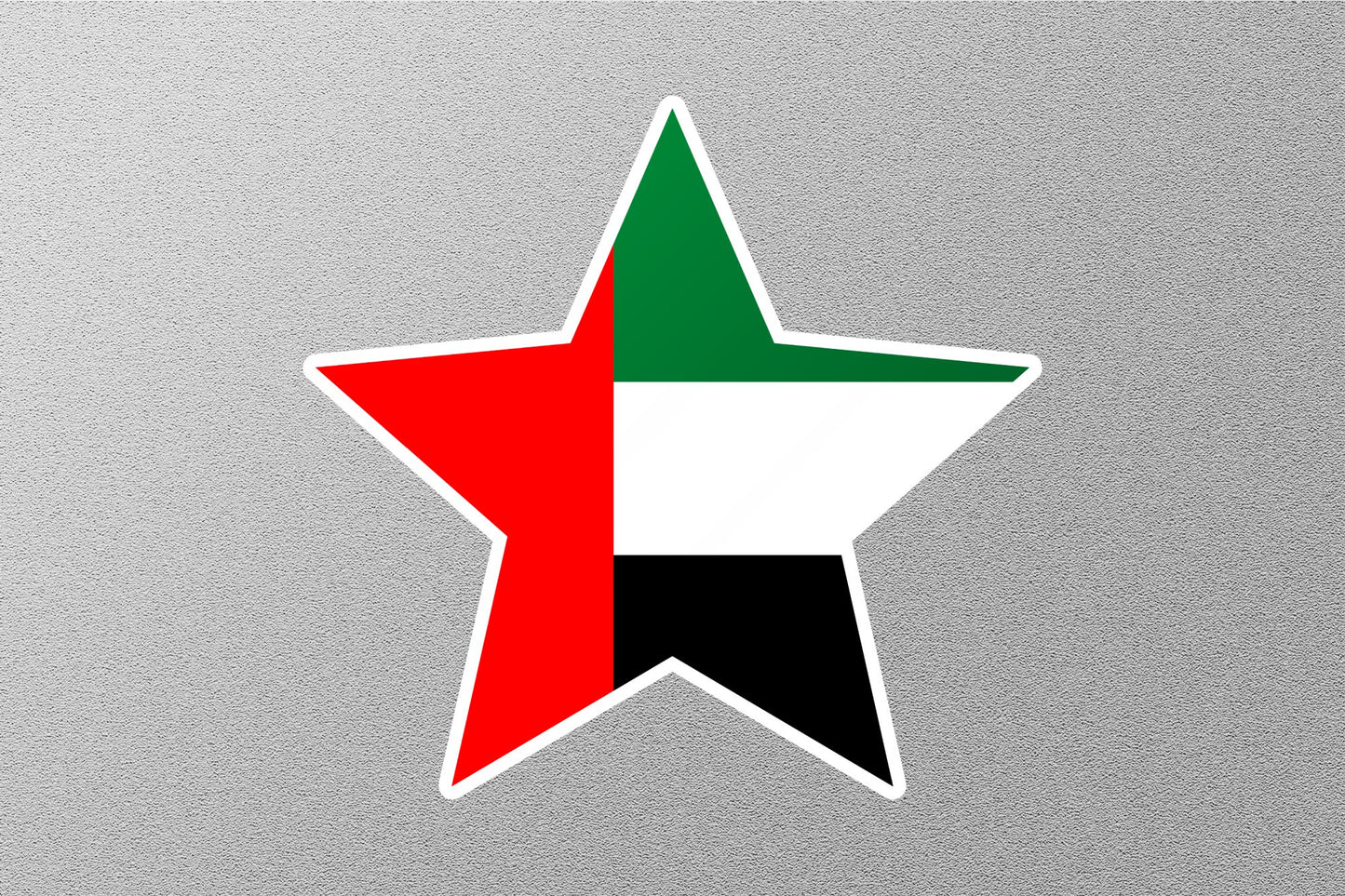 United Arab Emirates Star Flag Sticker