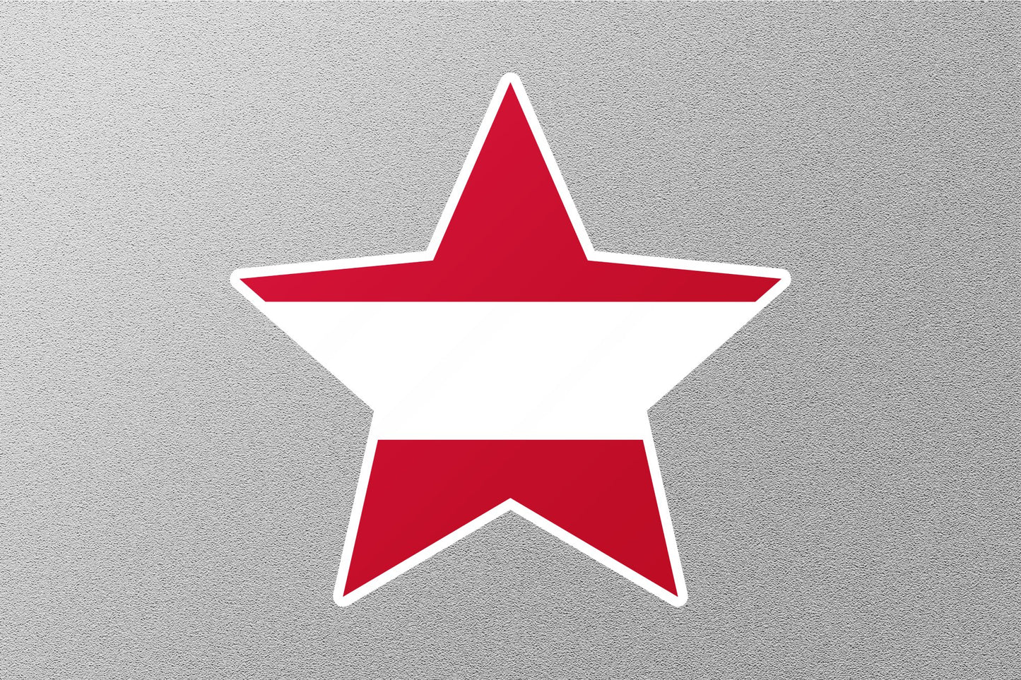 Austria Star Flag Sticker