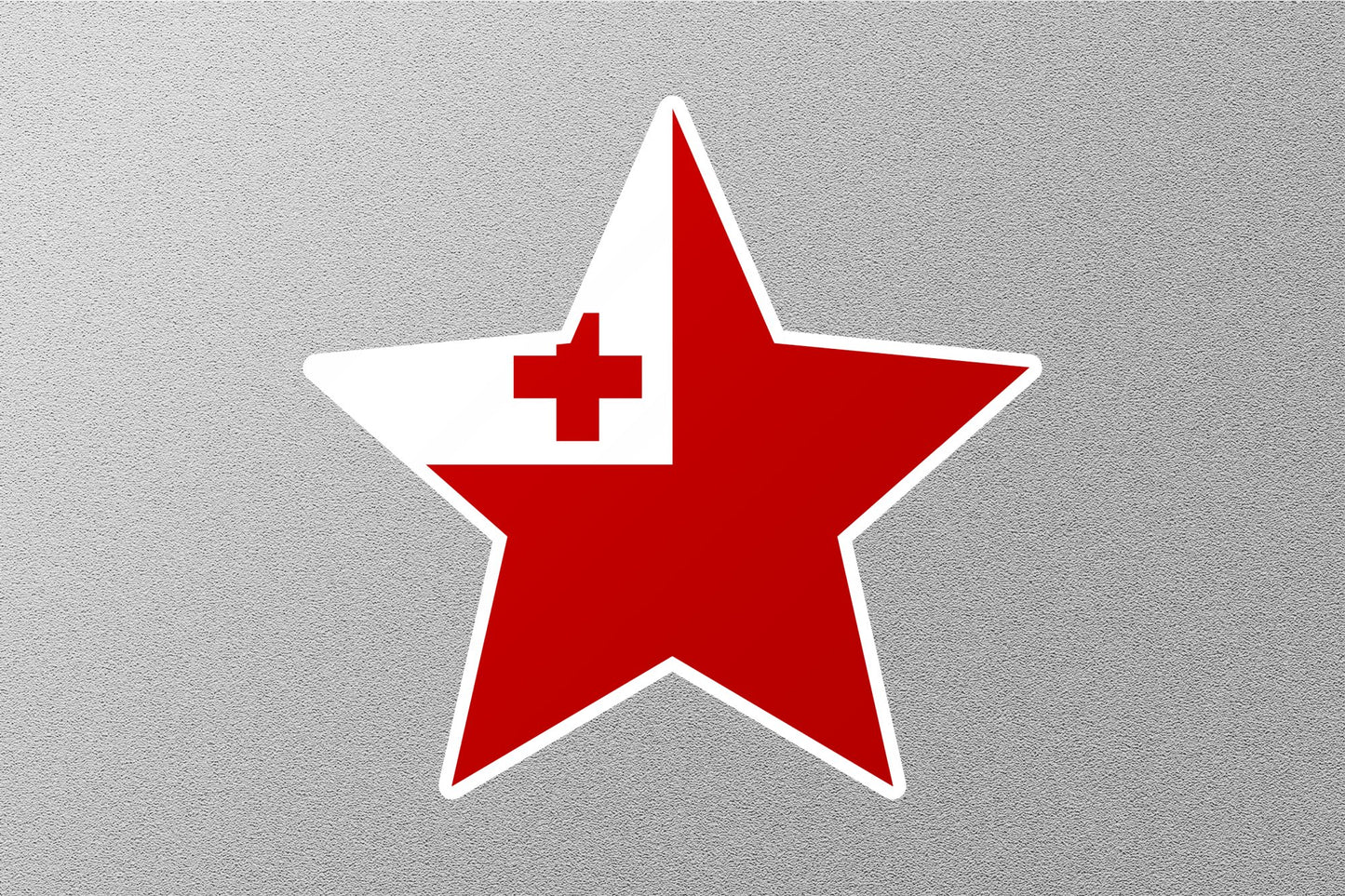 Tonga Star Flag Sticker