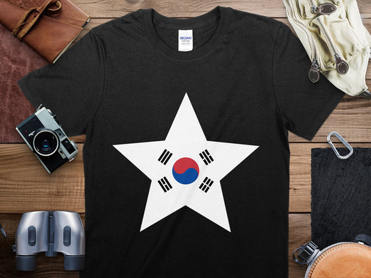 South Korea Star Flag T-Shirt, South Korea Flag Shirt